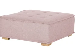 Divano angolare modulare 4 posti TIBRO Tessuto Rosa Lato destro