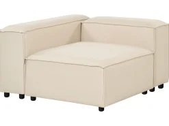 Divano angolare modulare 4 posti ARDAL Tessuto Beige Lato Sinistro