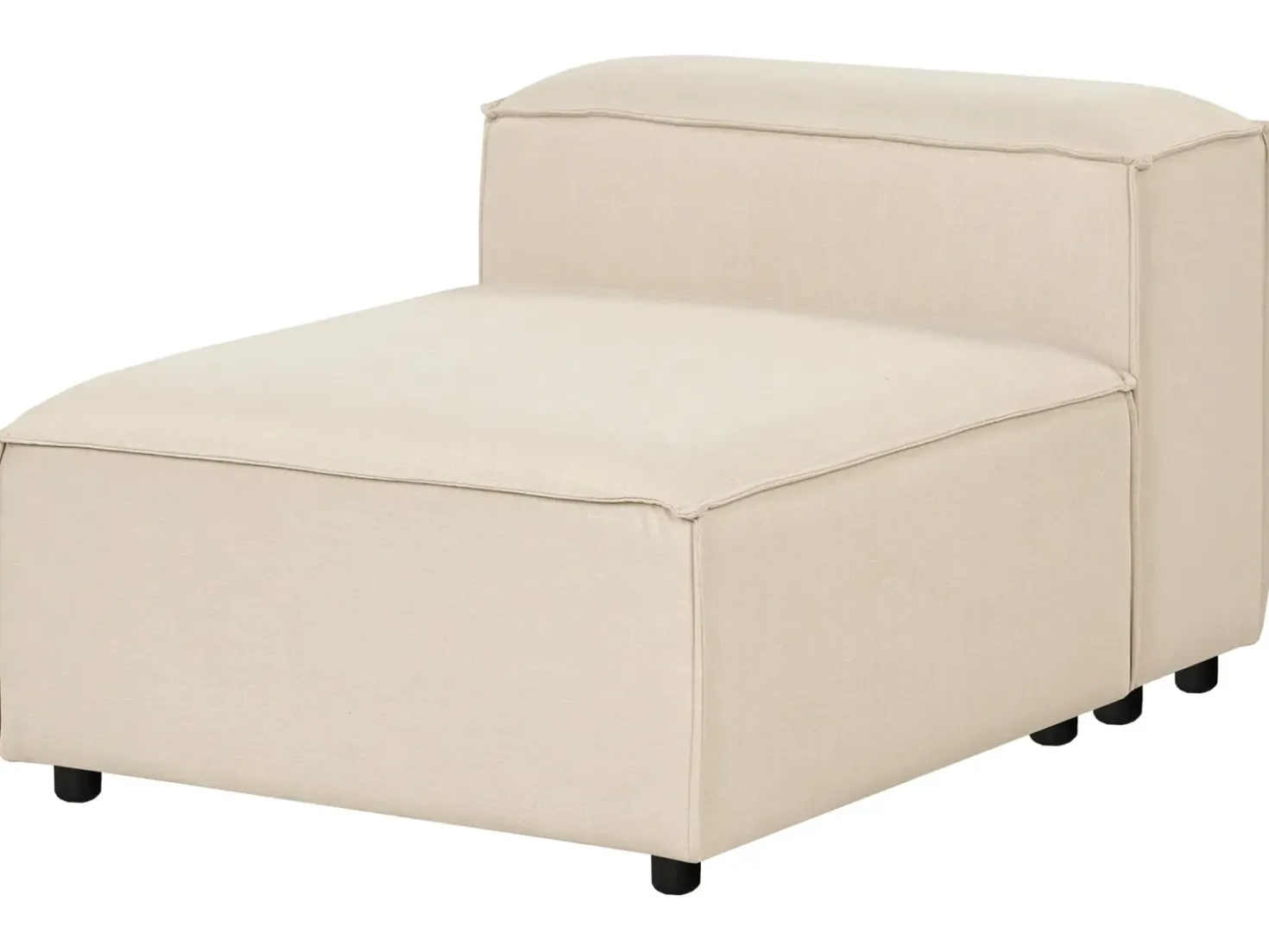 Divano angolare modulare 4 posti ARDAL Tessuto Beige Lato Sinistro