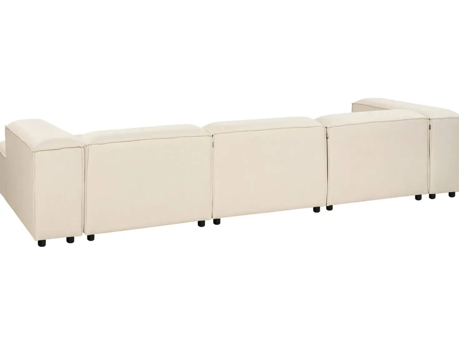 Divano angolare modulare 4 posti ARDAL Tessuto Beige Lato Sinistro