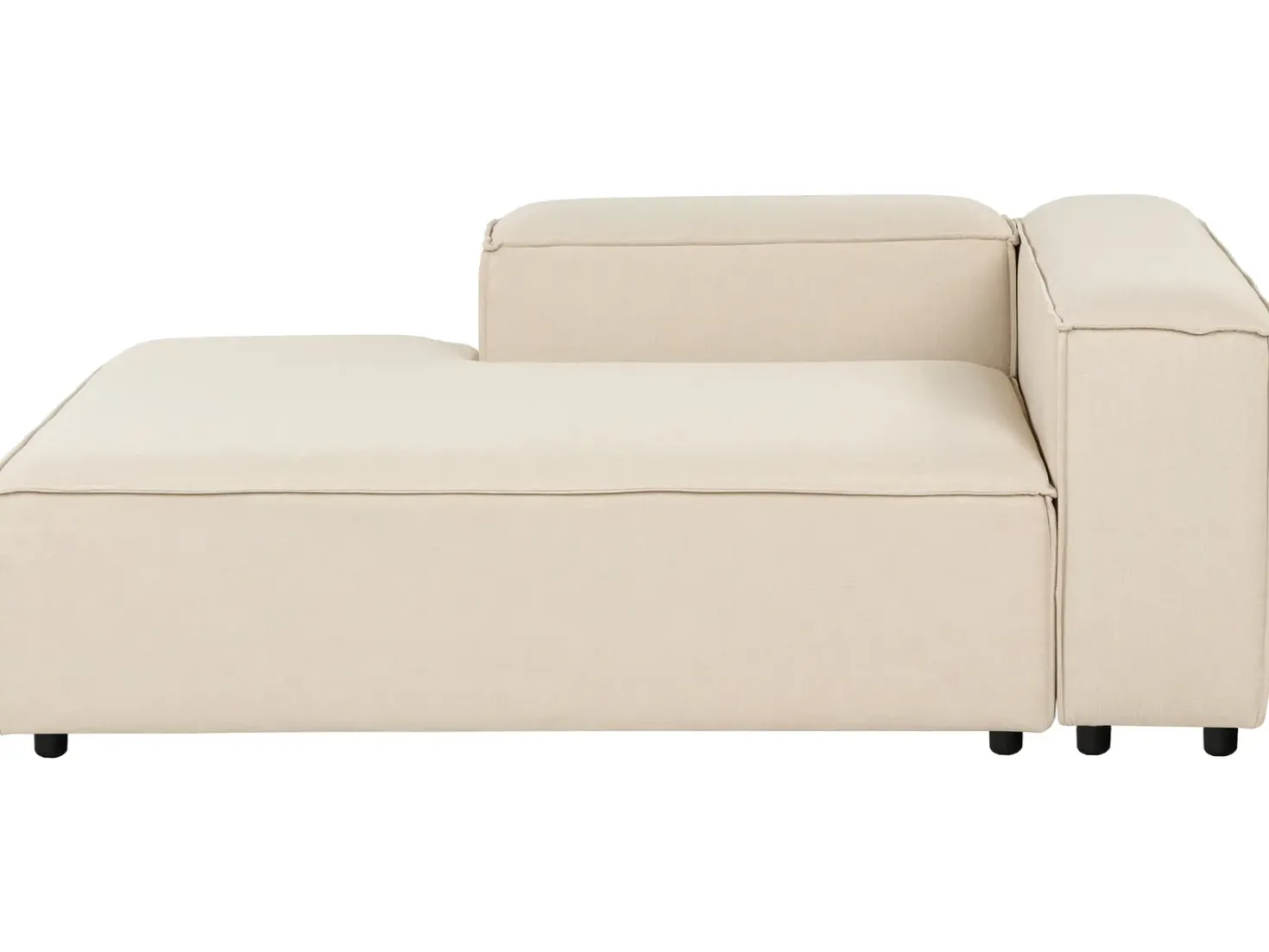 Divano angolare modulare 4 posti ARDAL Tessuto Beige Lato destro
