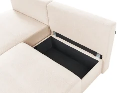 Divano angolare modulare NERBO Bouclé Beige Lato Sinistro