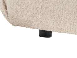 Divano angolare modulare 5 posti MESNALI Bouclé Beige Lato destro