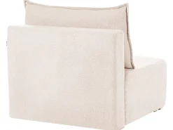 Divano angolare modulare NERBO Bouclé Beige Lato destro