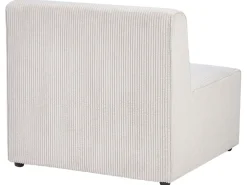 Divano angolare modulare 4 posti LEMVIG Velluto a coste Beige Lato destro