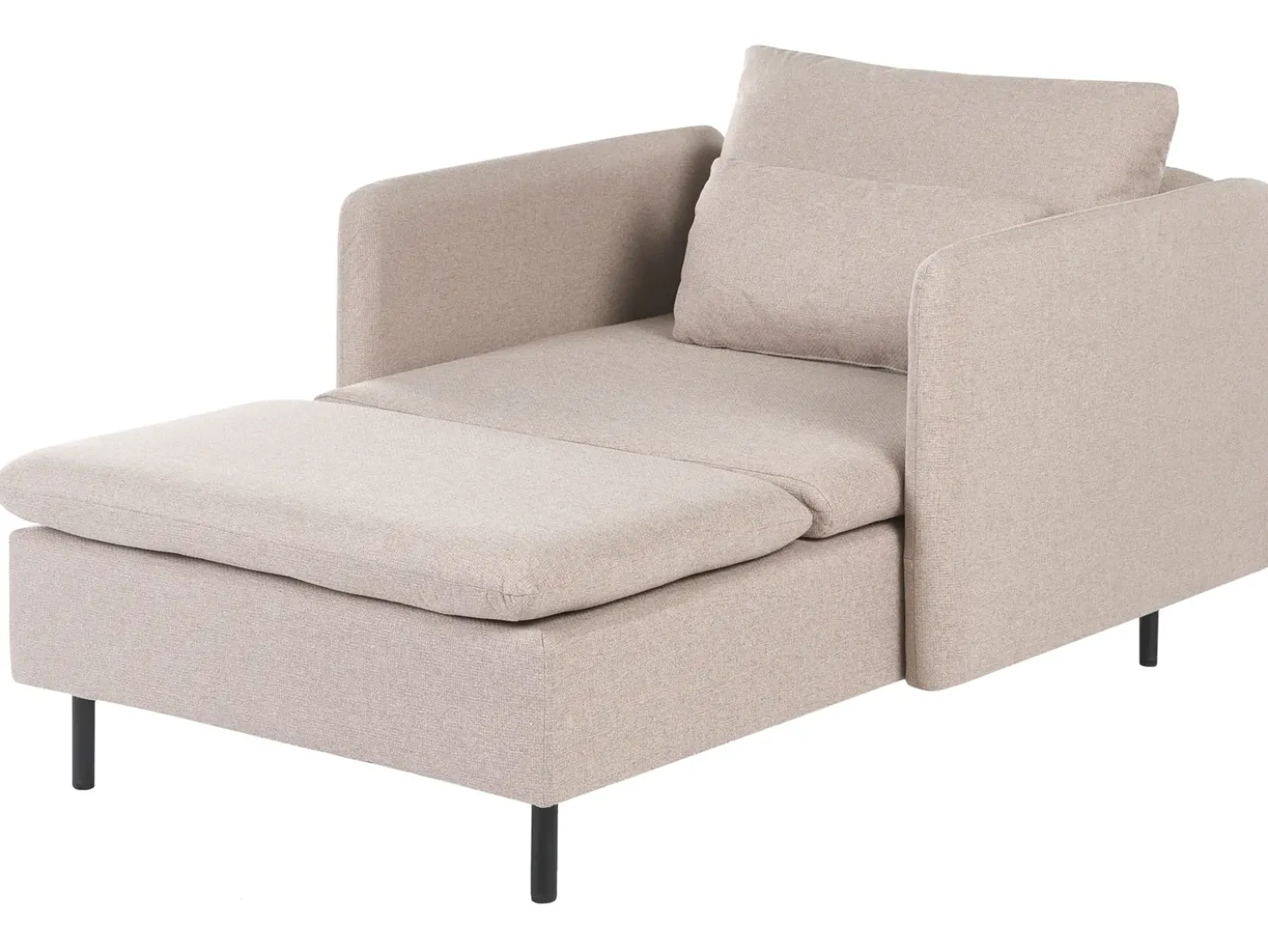Divano angolare modulare 3 posti EGERIS Tessuto Beige Lato Sinistro