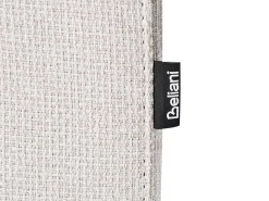 Divano angolare reclinabile manuale 5 posti ROKKE Tessuto Beige chiaro Lato Sinistro