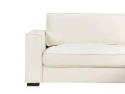 Divano angolare RENDERS Bouclé Bianco sporco Lato Sinistro