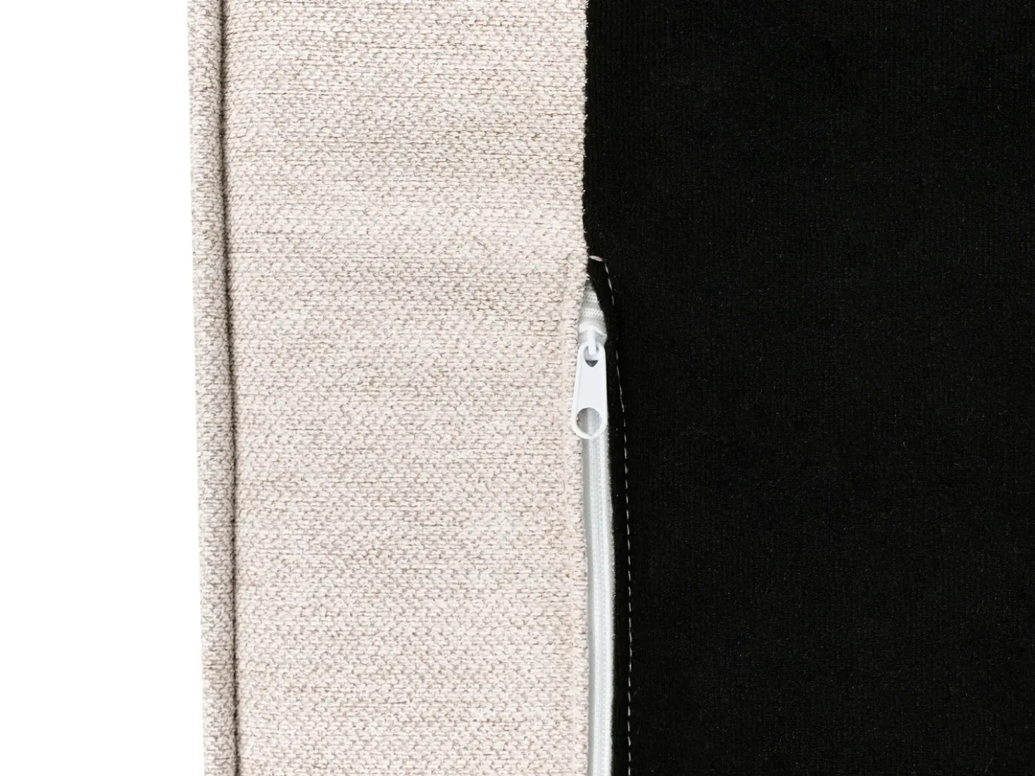 Divano angolare RENDERS Tessuto Beige chiaro Lato Sinistro