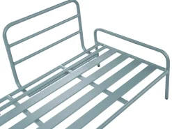 Divano da giardino 2 posti SOLOFRA Metallo Verde menta