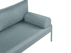 Divano da giardino 2 posti SOLOFRA Metallo Verde menta