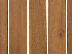 Divano da giardino 2 posti TIMOR Modulare Legno di acacia certificato Marrone chiaro