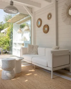 Divano da giardino 2 posti FERRETTI Beige chiaro