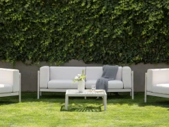 Divano da giardino 2 posti FERRETTI Beige chiaro