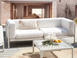 Divano da giardino 2 posti FERRETTI Beige chiaro