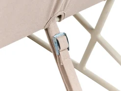 Divano da giardino 2 posti PONTE Metallo Beige chiaro