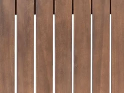 Divano da giardino 2 posti TRANI Modulare Legno di acacia certificato Marrone scuro