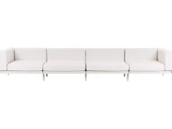 Divano da giardino 4 posti FERRETTI Beige chiaro