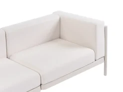 Divano da giardino 4 posti FERRETTI Beige chiaro