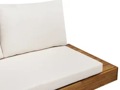 Divano da giardino 3 posti MARETTIMO Legno di acacia certificato Marrone