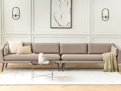 Divano da giardino 4 posti LORETELLO Beige