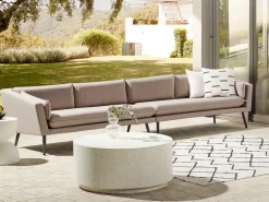 Divano da giardino 4 posti LORETELLO Beige