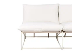 Divano da giardino 2 posti PICO Metallo Beige chiaro