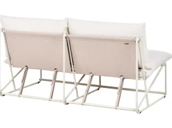 Divano da giardino 2 posti PICO Metallo Beige chiaro