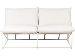 Divano da giardino 2 posti PICO Metallo Beige chiaro