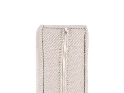 Divano da giardino a forma di U 6 posti OMEGANA Modulare Rattan sintetico (PE) Beige chiaro
