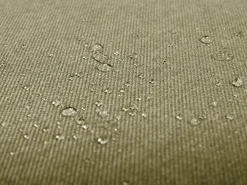 Divano da giardino con pouf 7 posti BATTIFOLLO Modulare Verde oliva