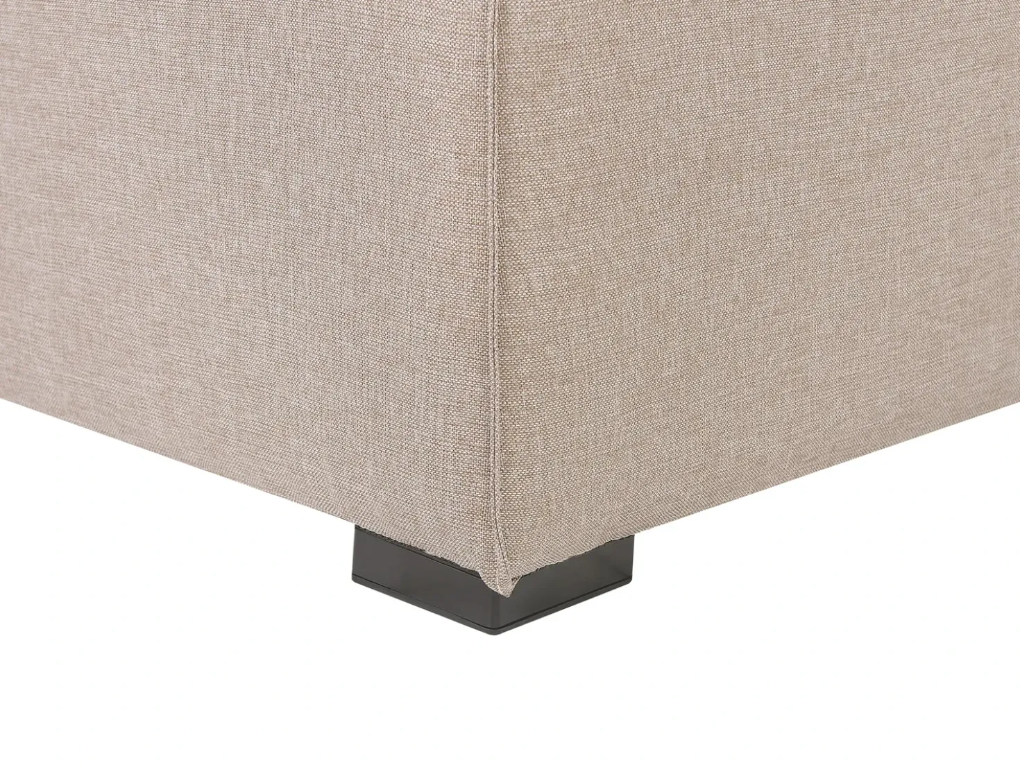 Divano da giardino con pouf 4 posti AREZZO Modulare Beige