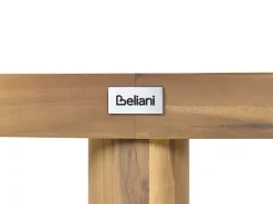 Divano da giardino con tavolo 4 posti NUMANA Legno d'acacia Bianco sporco