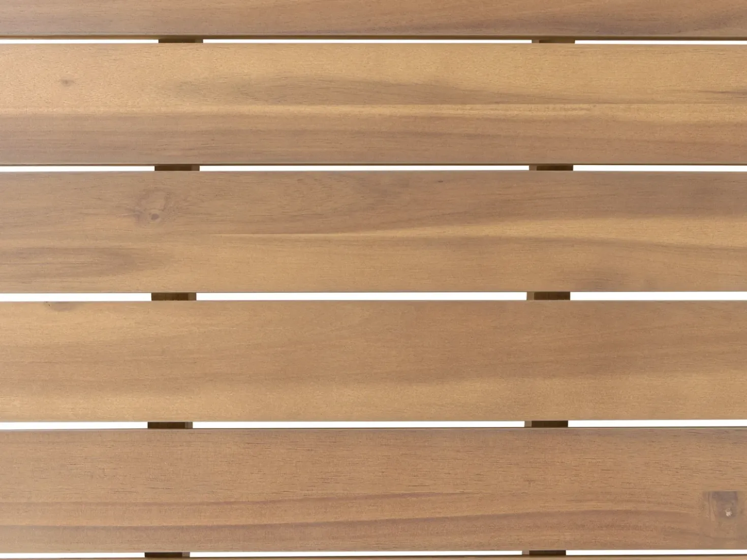 Divano da giardino con tavolo 4 posti NUMANA Legno d'acacia Bianco sporco