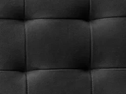 Divano letto 3 posti ABERDEEN Velluto Nero