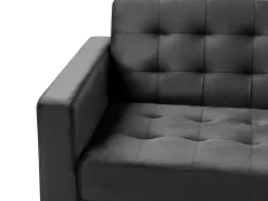 Divano letto 3 posti ABERDEEN Velluto Nero