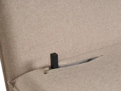Divano letto 2 posti ABISKO Lino sintetico Beige