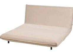 Divano letto 2 posti ABISKO Lino sintetico Beige