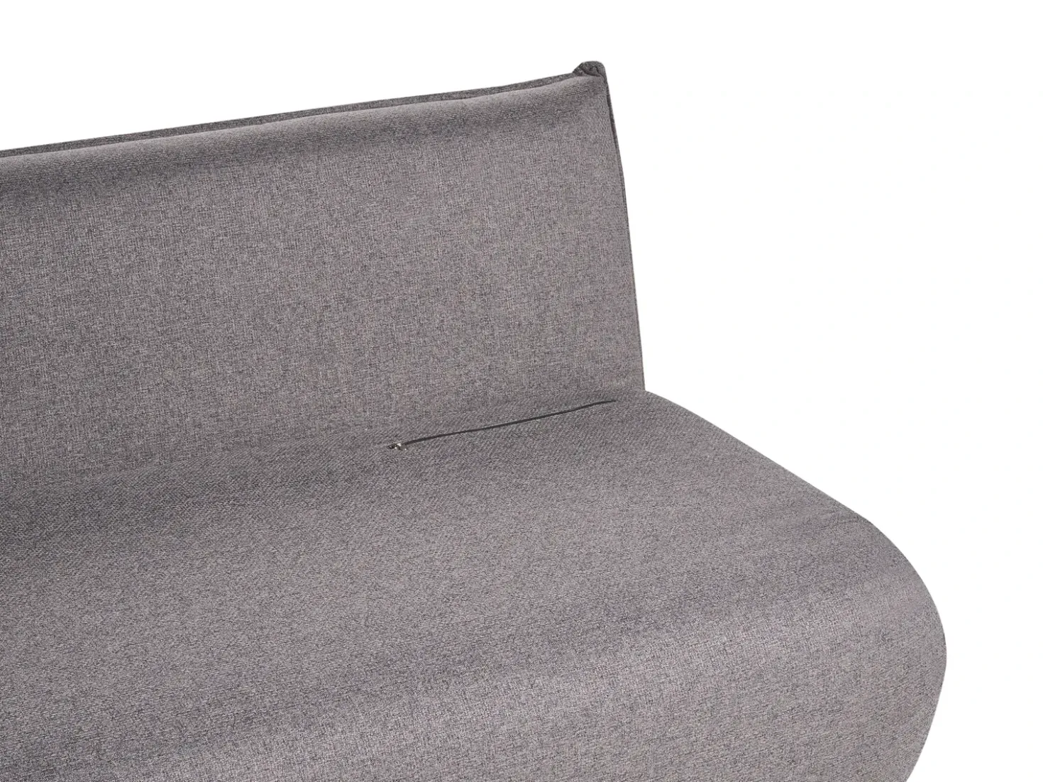Divano letto 2 posti ABISKO Lino sintetico Grigio scuro