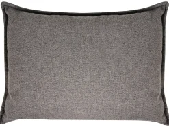 Divano letto 2 posti ABISKO Lino sintetico Grigio scuro