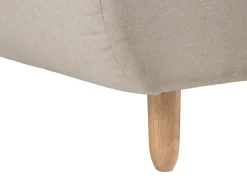 Divano letto 3 posti ALSTEN Tessuto Beige