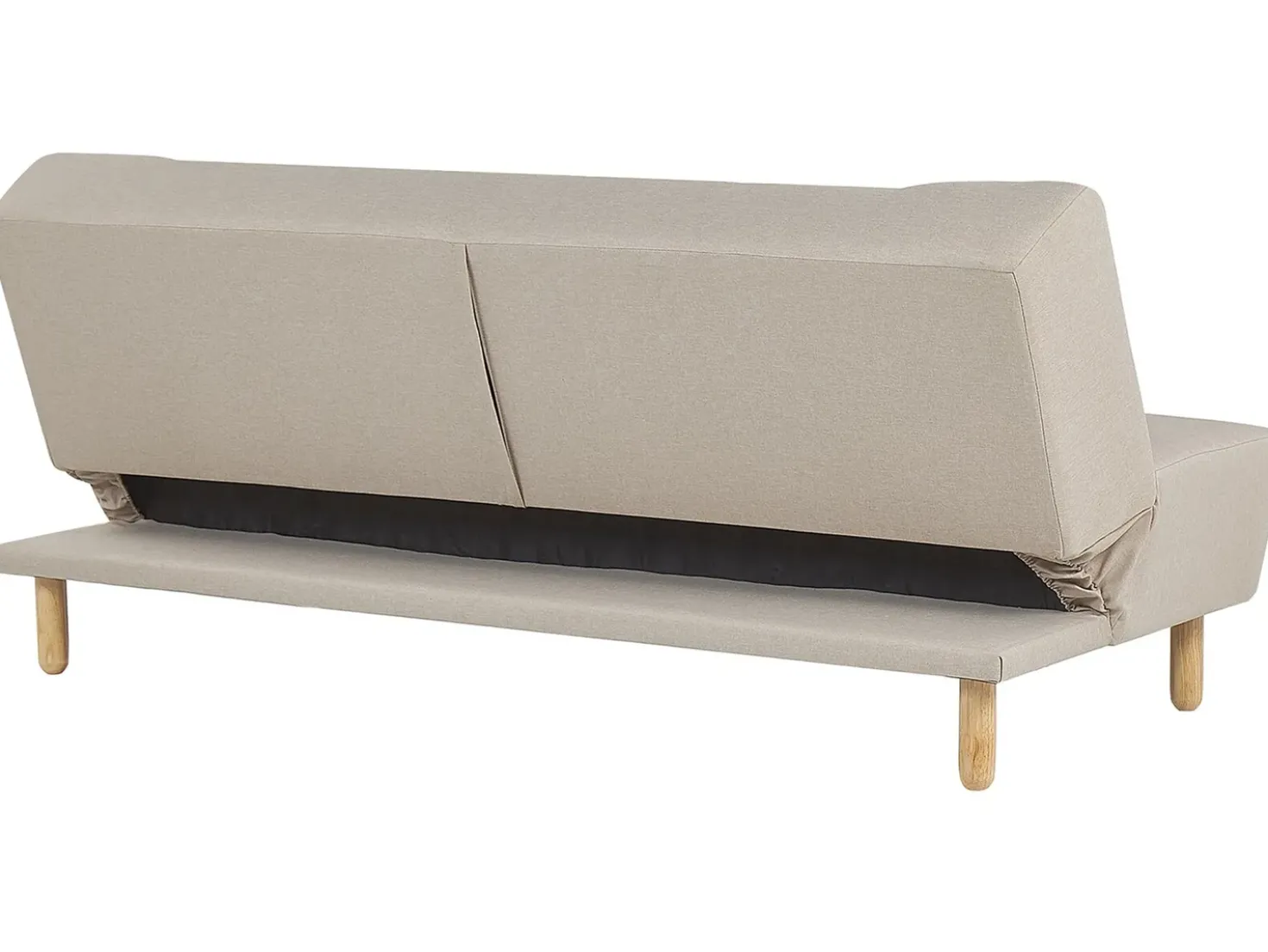 Divano letto 3 posti ALSTEN Tessuto Beige