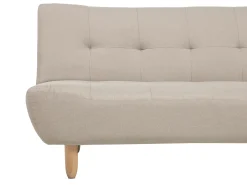 Divano letto 3 posti ALSTEN Tessuto Beige