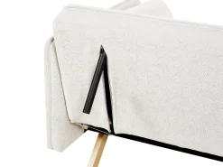 Divano letto 3 posti ASAA Tessuto Bianco sporco
