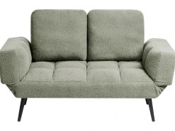 Divano letto 2 posti BREKKE Bouclé Verde