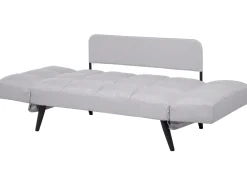 Divano letto 2 posti BREKKE Tessuto Grigio chiaro