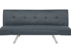 Divano letto 3 posti BRISTOL Tessuto Blu scuro
