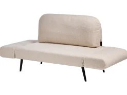 Divano letto 2 posti DOROTEA Bouclé Beige
