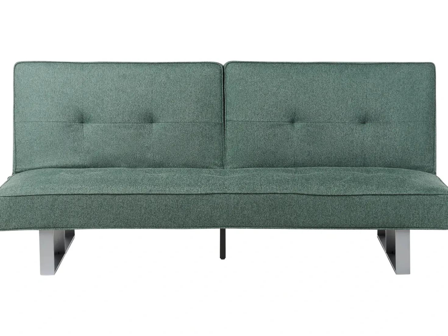Divano letto 3 posti DUBLIN Tessuto Verde