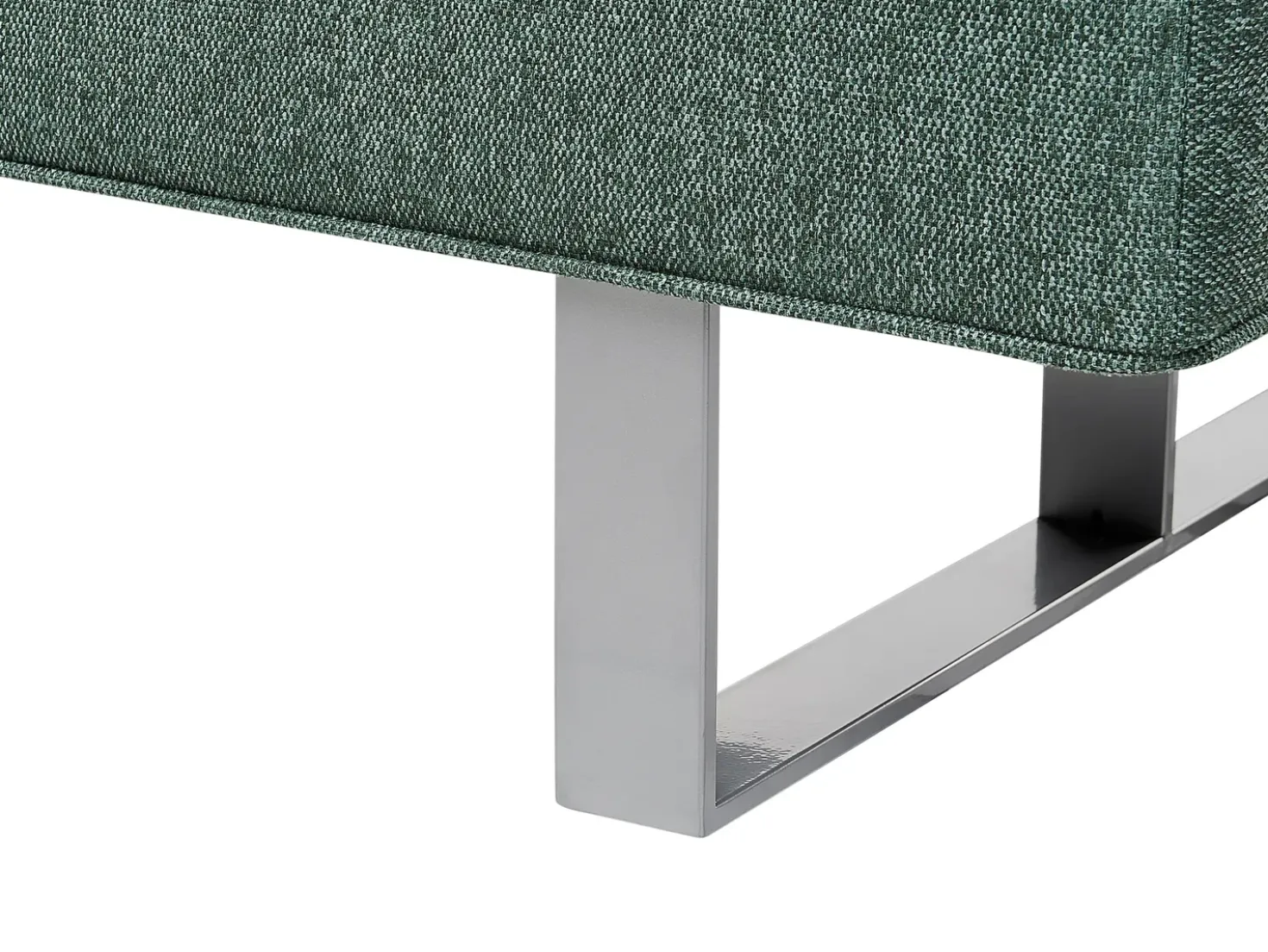 Divano letto 3 posti DUBLIN Tessuto Verde